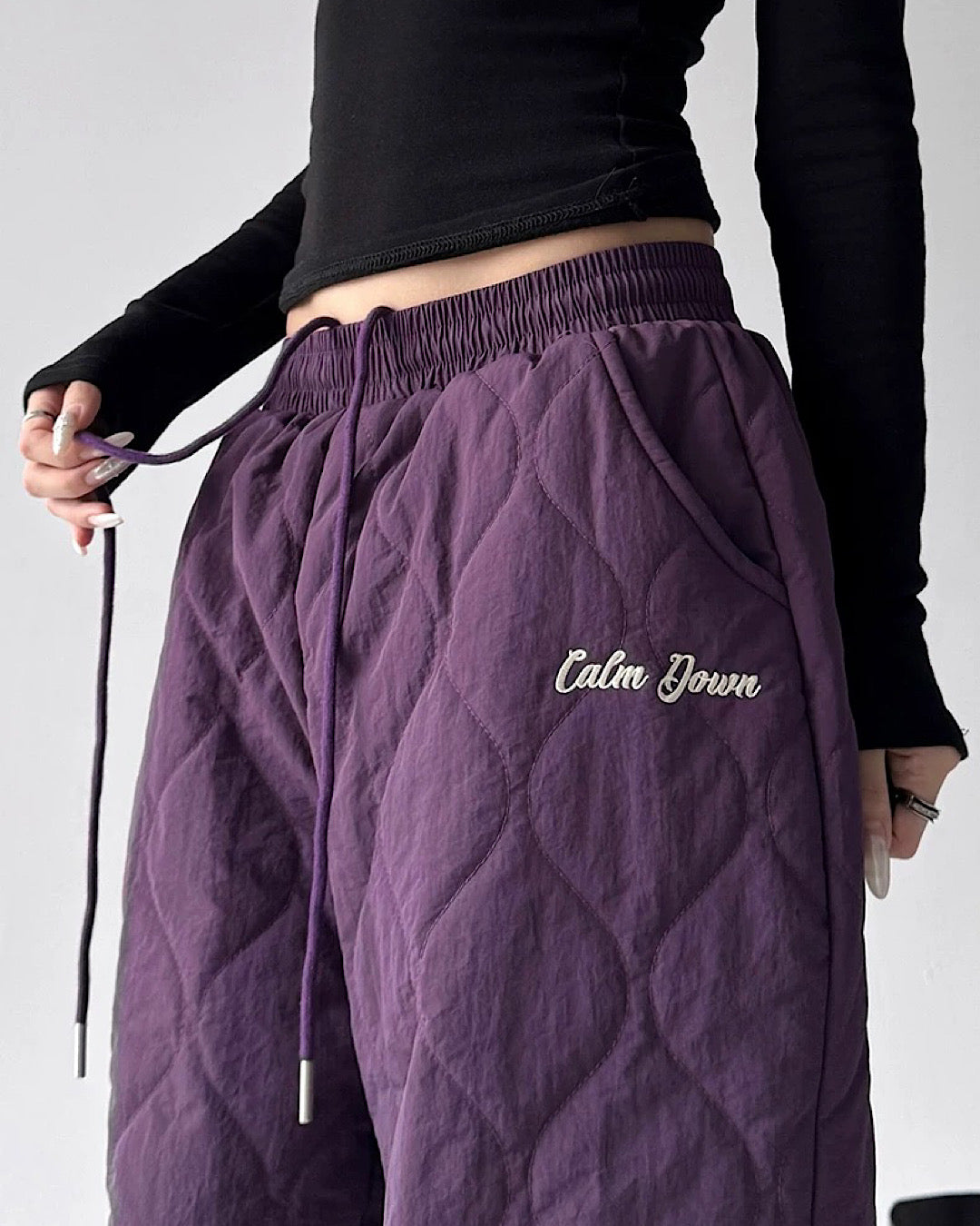 キルティングボアパンツ SL809