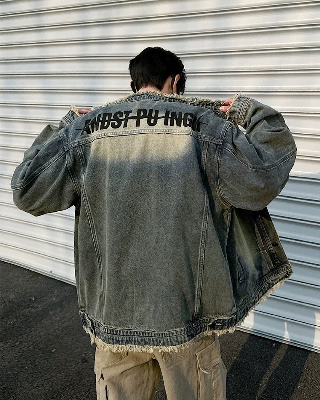 カットオフデニムジャケット M002