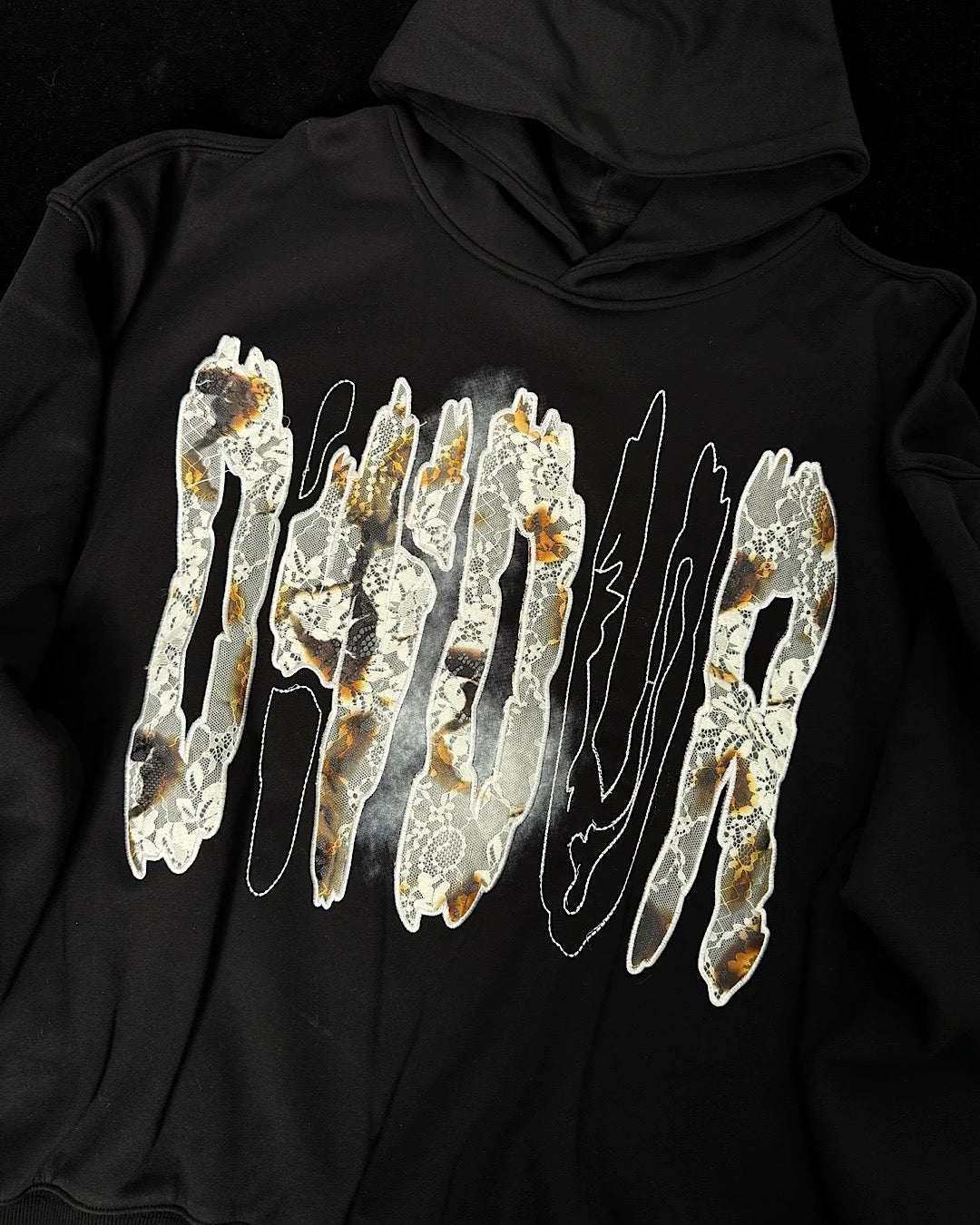 レースデザインロゴフーディ SL801