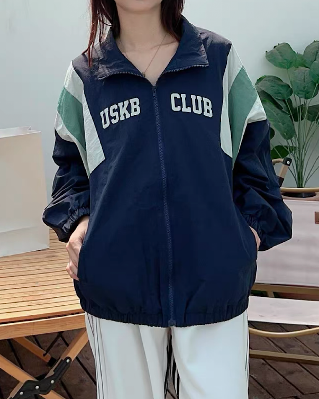 "USKBCLUB"ジップアップジャケット SL022