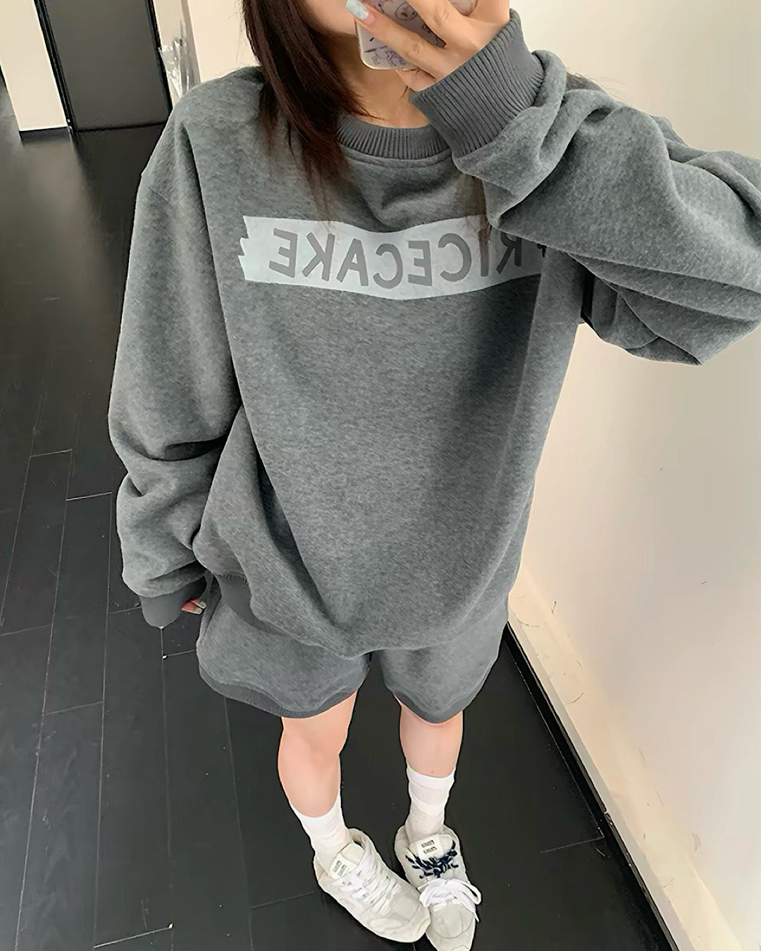 スウエットトップス・ハーフパンツセットアップ SL972