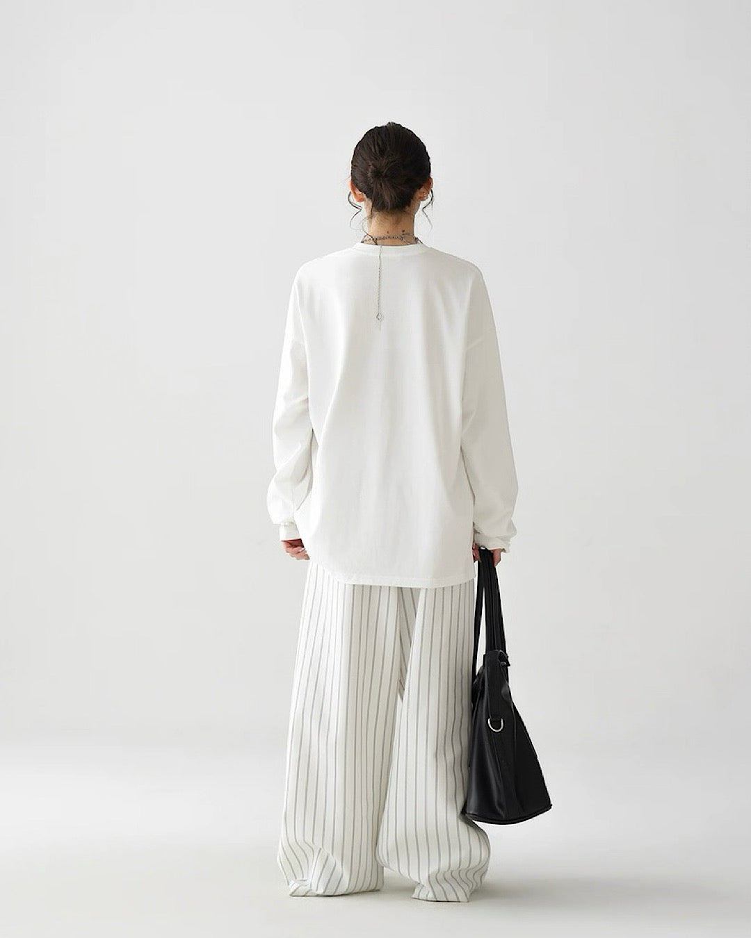 フロントプリントロングTシャツ SL743