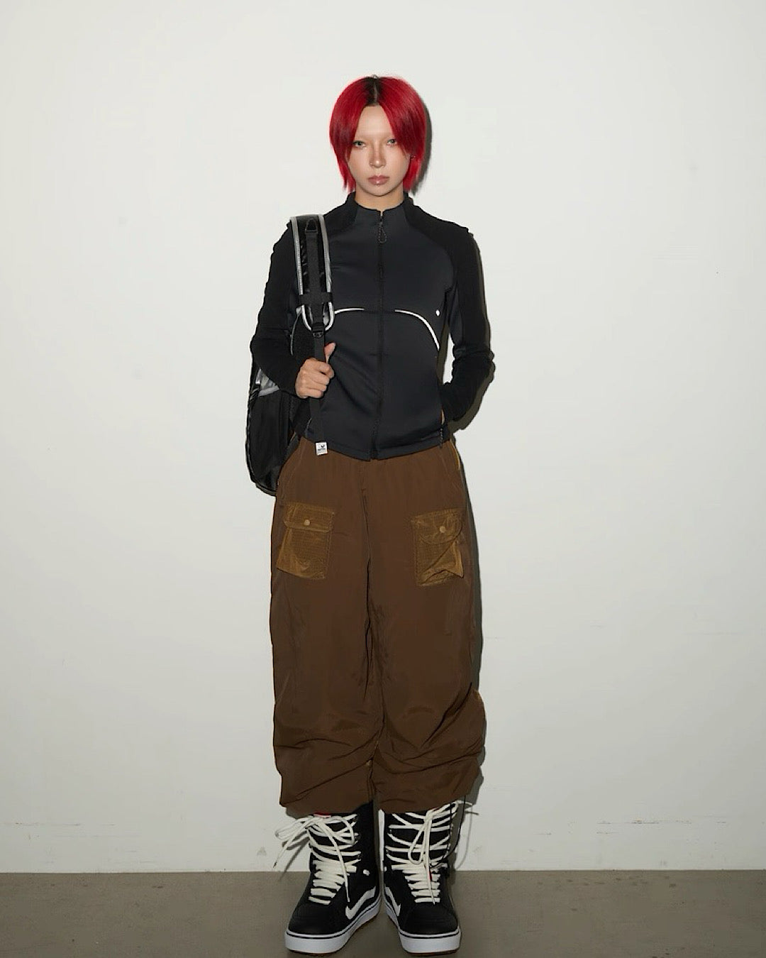 カラーブロックダウンパンツ SL805