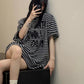 レタリングボーダーTシャツ SL185