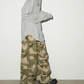 カモフラージュ柄ワイドパンツ SL708