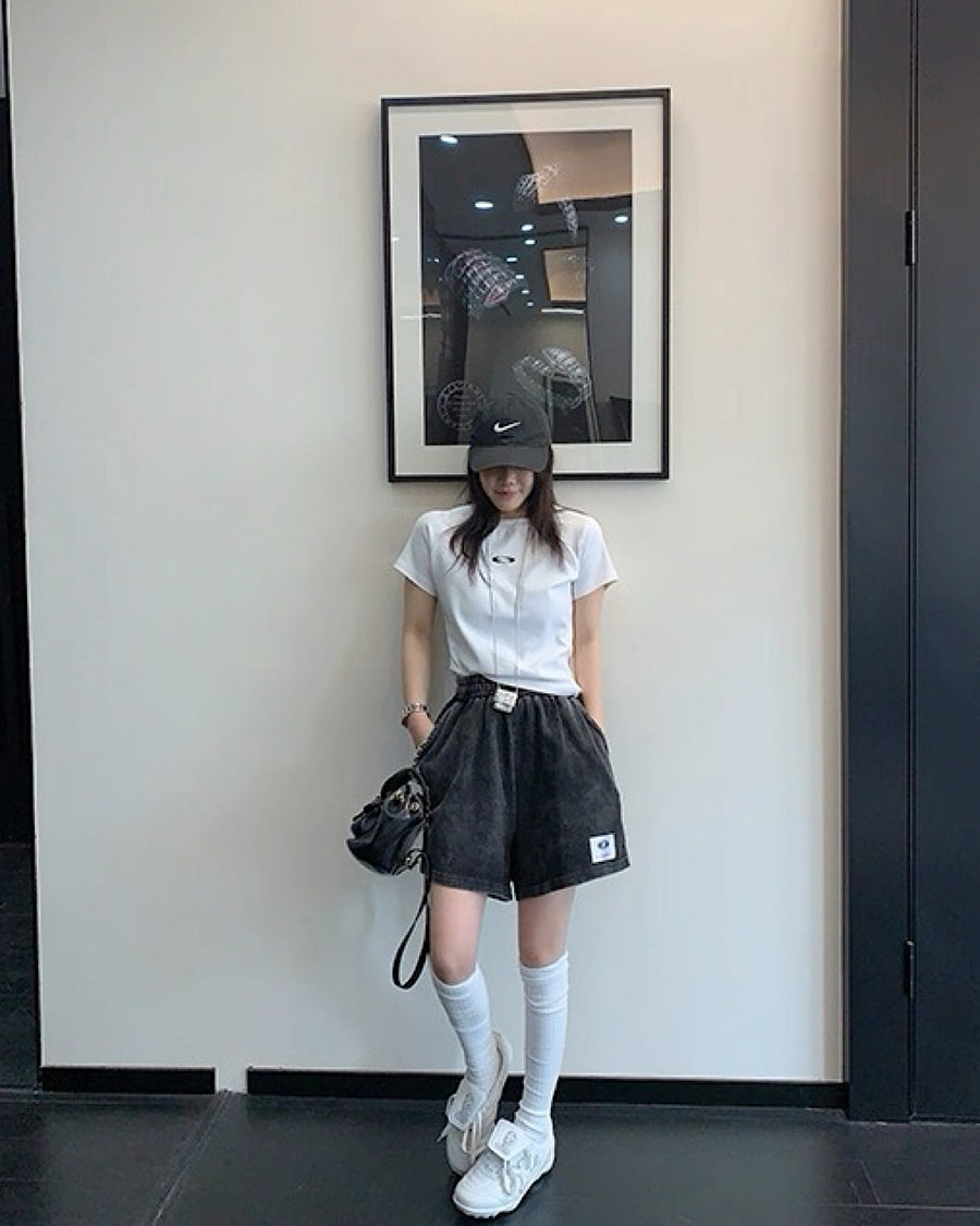 ロゴタグショートパンツ SL872