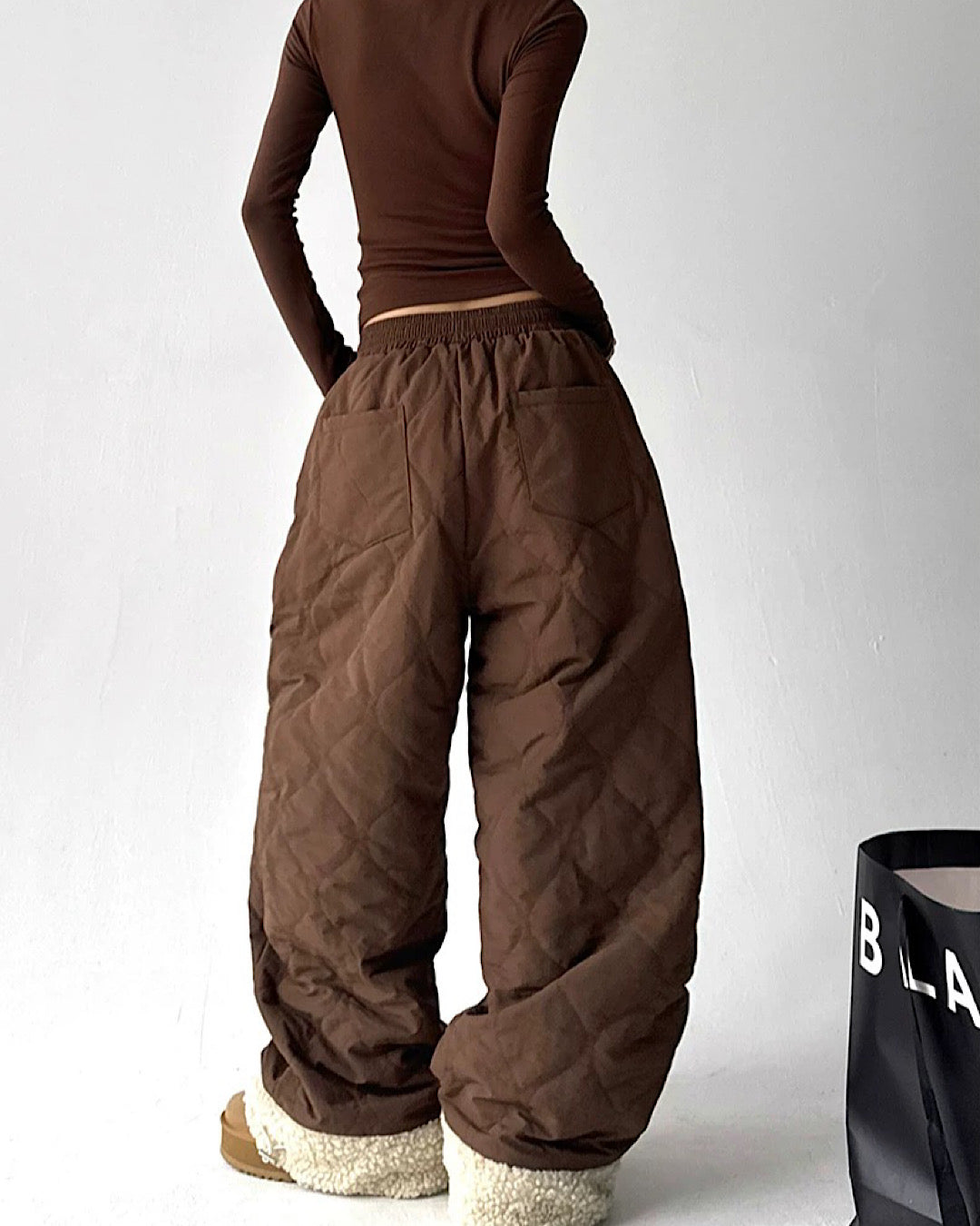キルティングボアパンツ SL809