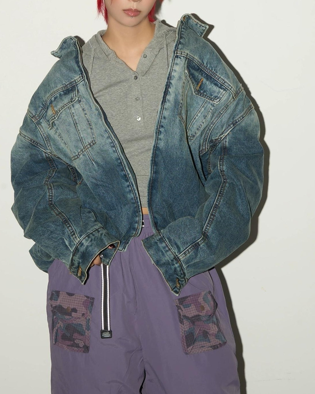 グラデーションデニムジャケット SL798
