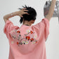 エンブロイダリーフラワーTシャツ SL134