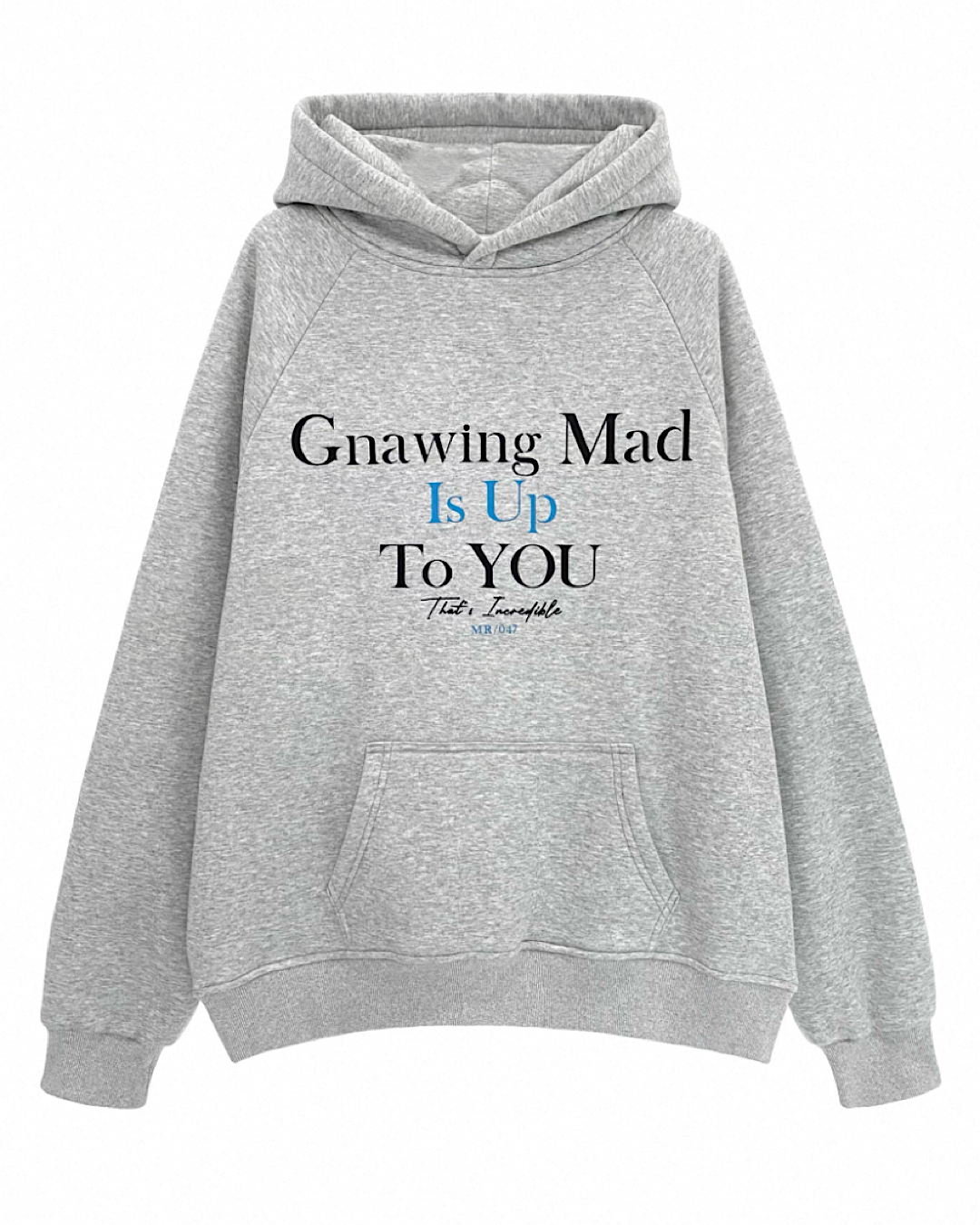 マフポケットプリントフーディ M022