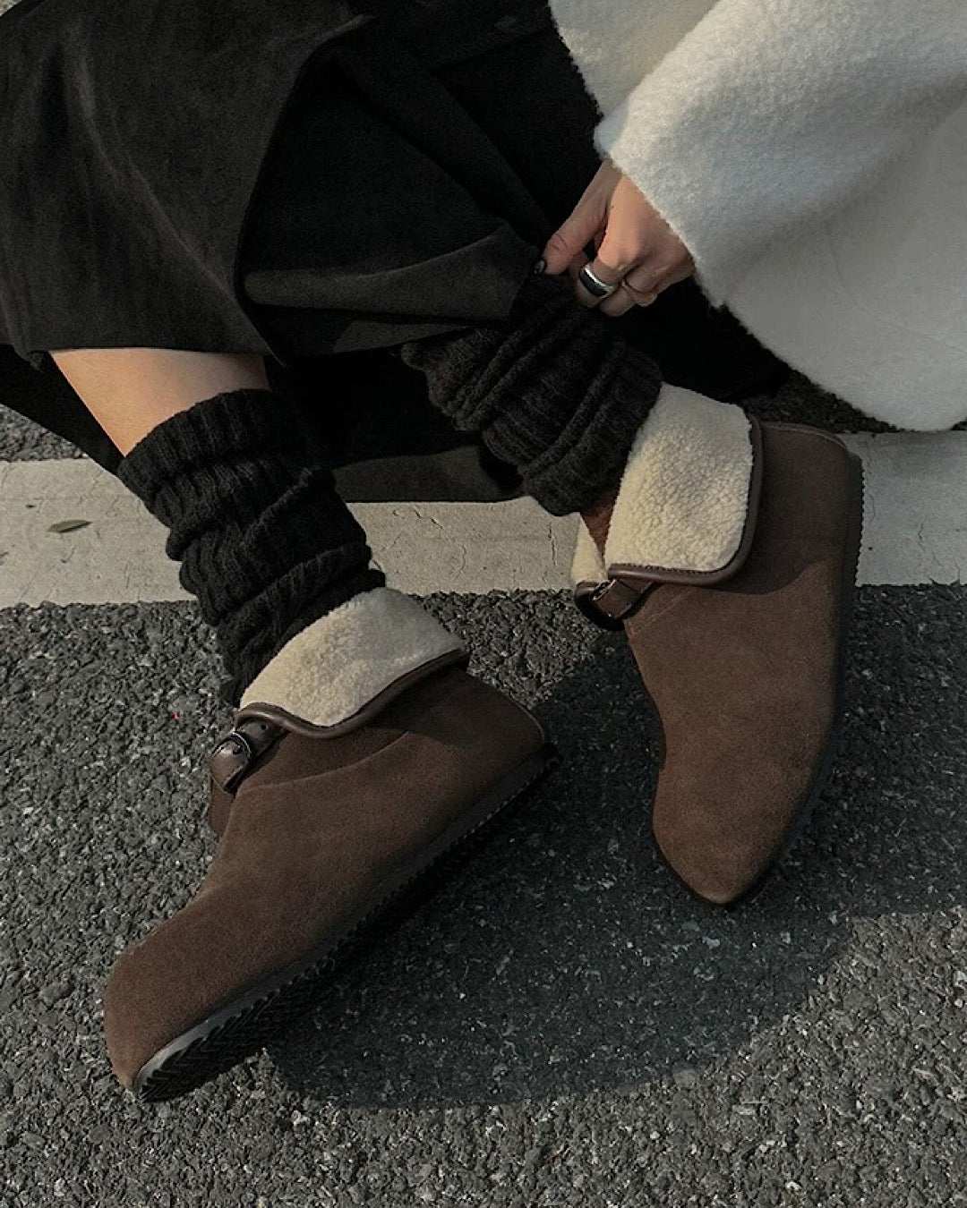 裏ボアショートブーツ SL814