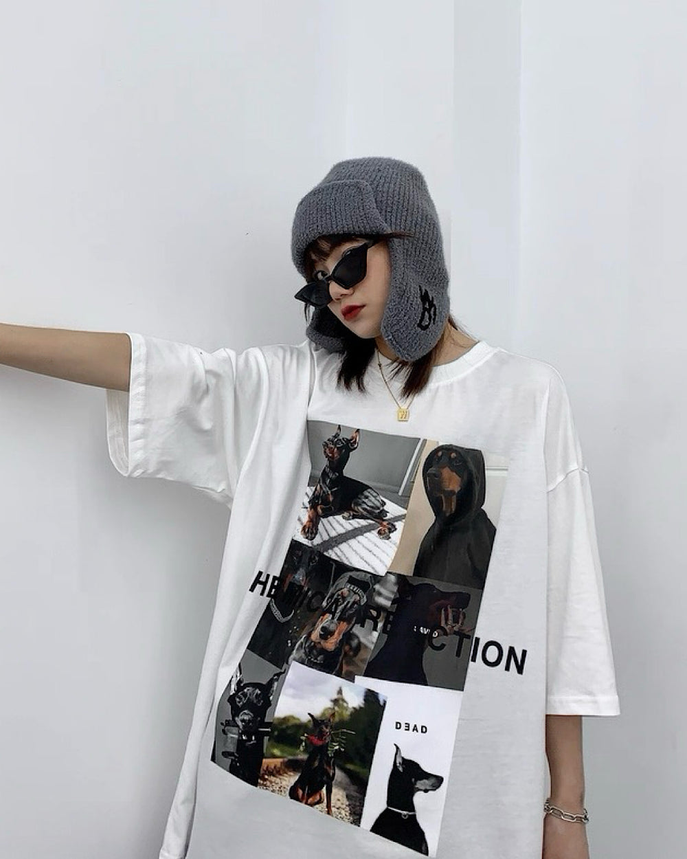 ピクチャープリントTシャツ SL870