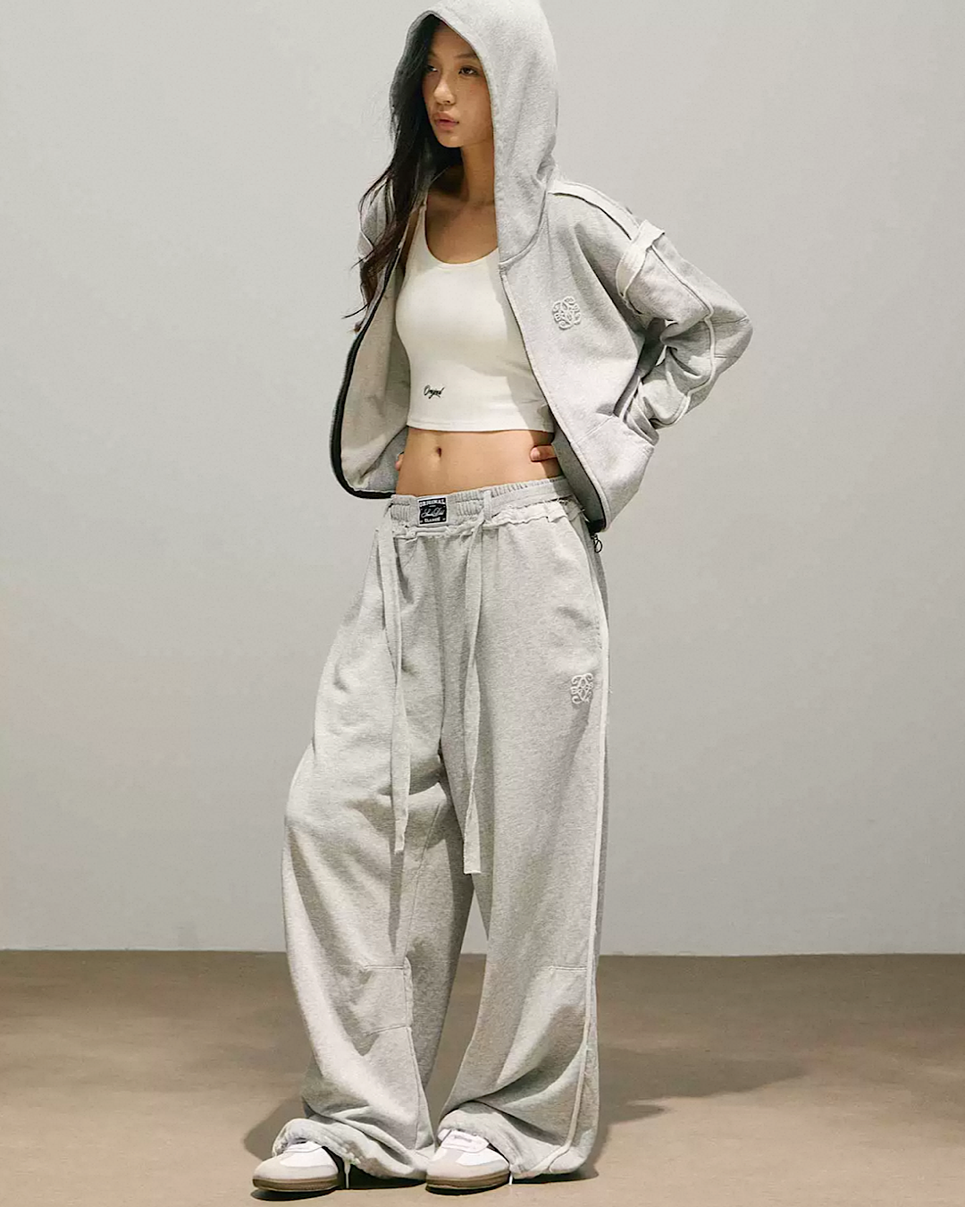 シームデザインロゴスウェットセットアップ SL808