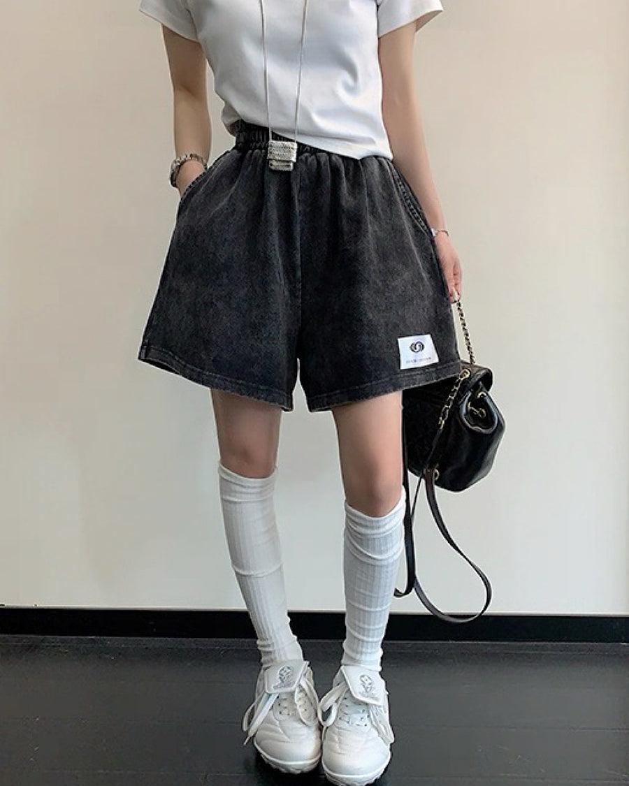 ロゴタグショートパンツ SL872