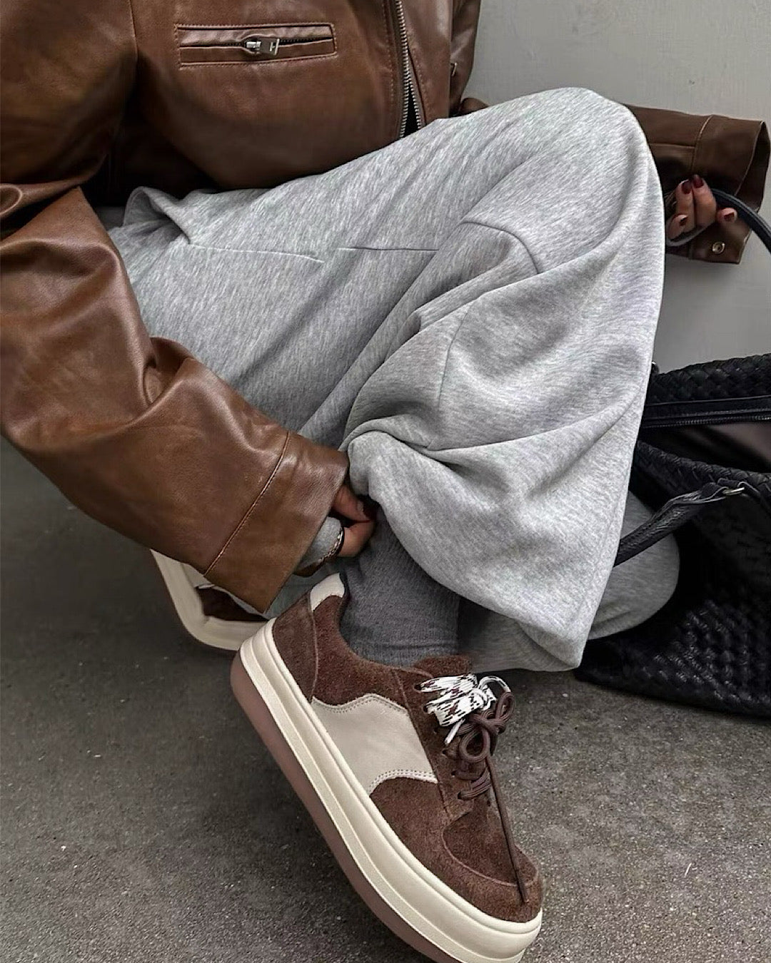 プラットフォームスニーカー SL718