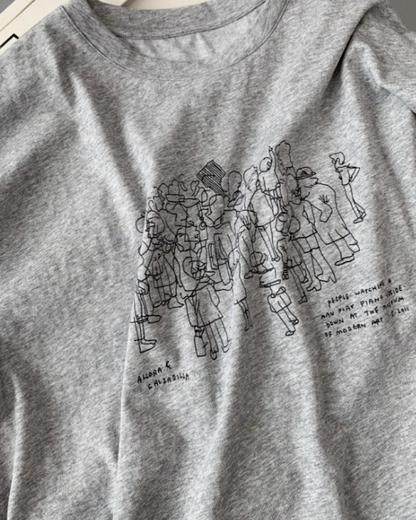 イラストプリントロングTシャツ SL703