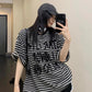 レタリングボーダーTシャツ SL185