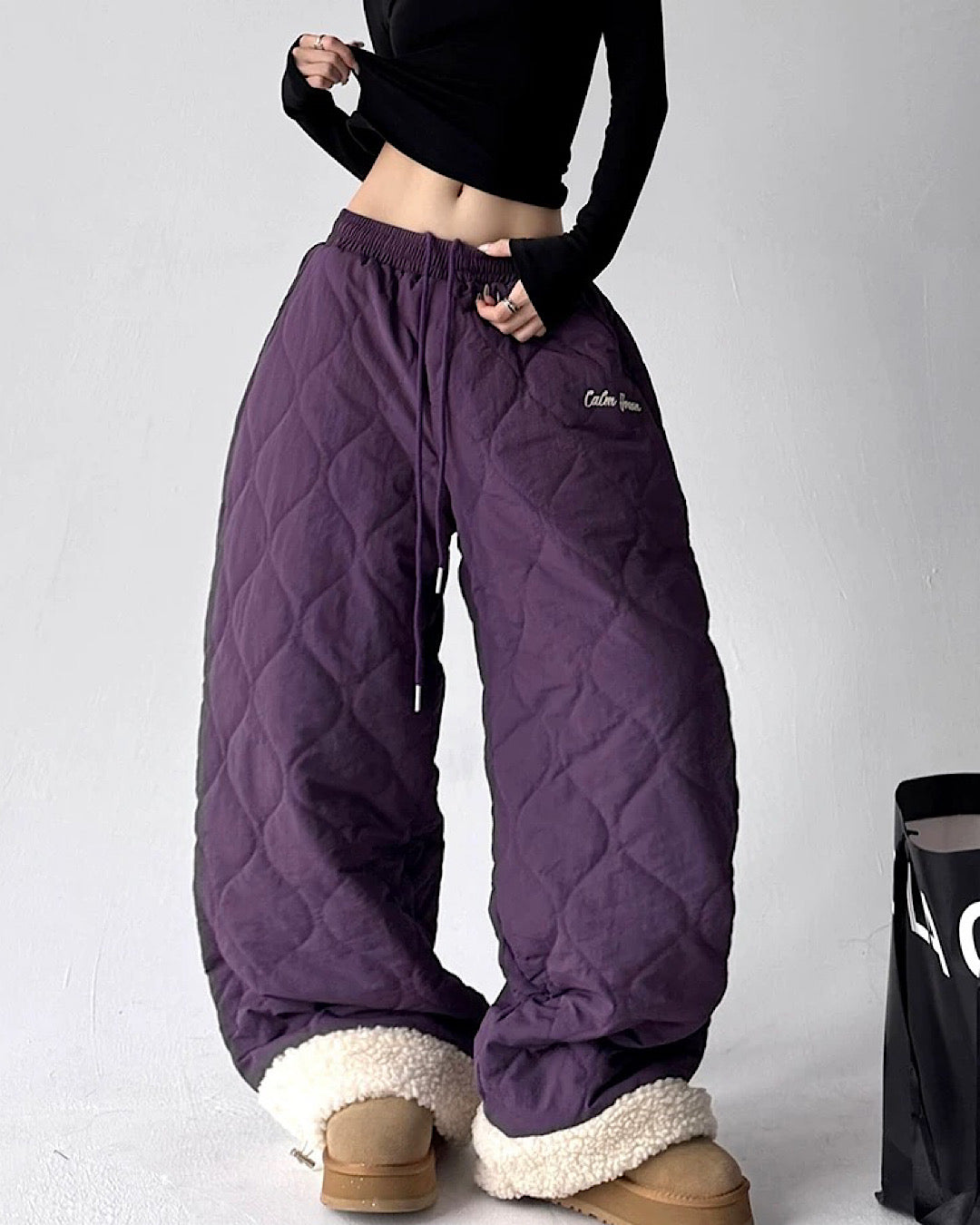 キルティングボアパンツ SL809