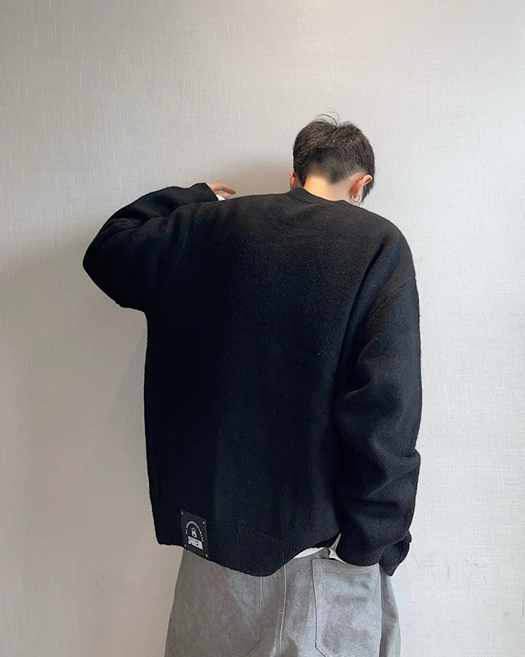 ダブルボタンカーディガン M033