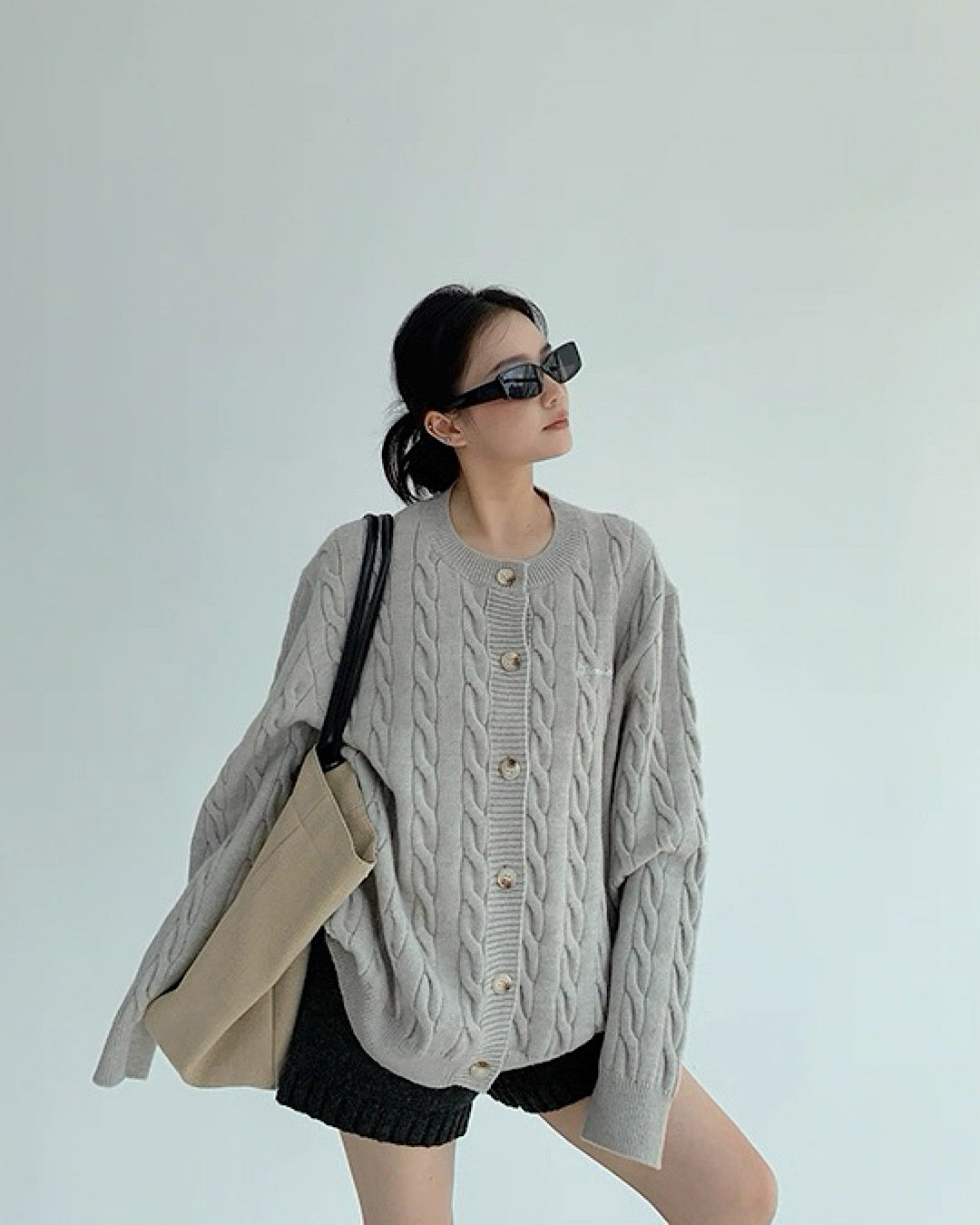 ローゲージニットカーディガン SL770