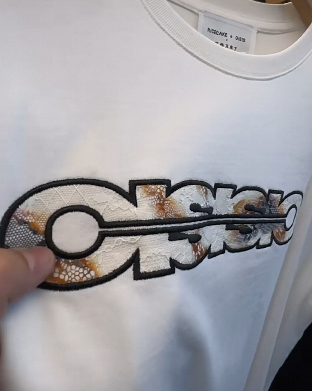 レースデザインロゴTシャツ SL925