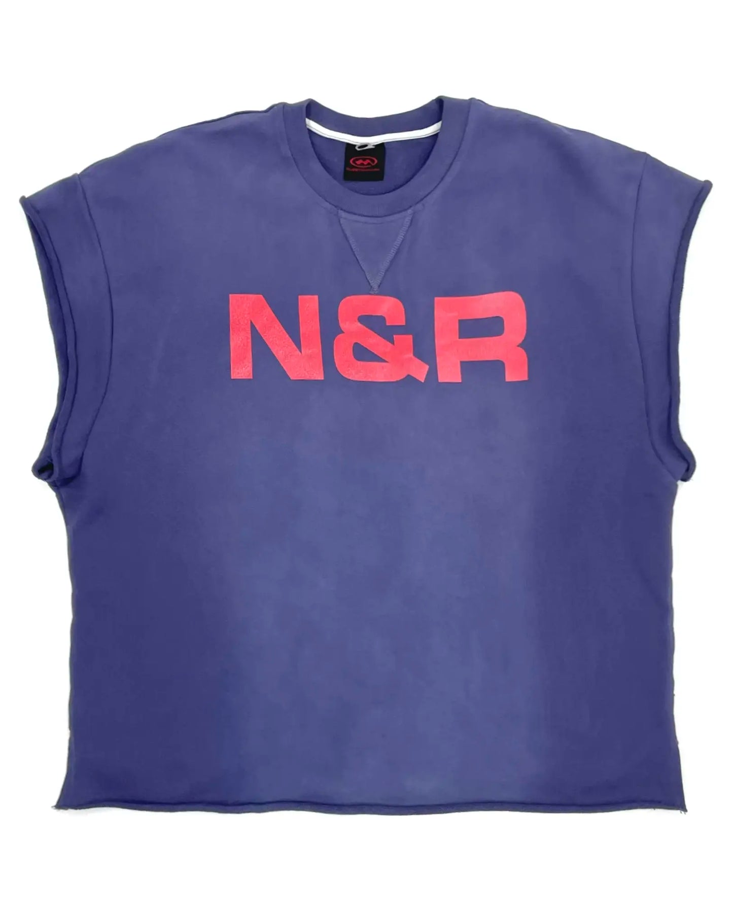 ダメージプリントフレンチスリーブTシャツ SL916