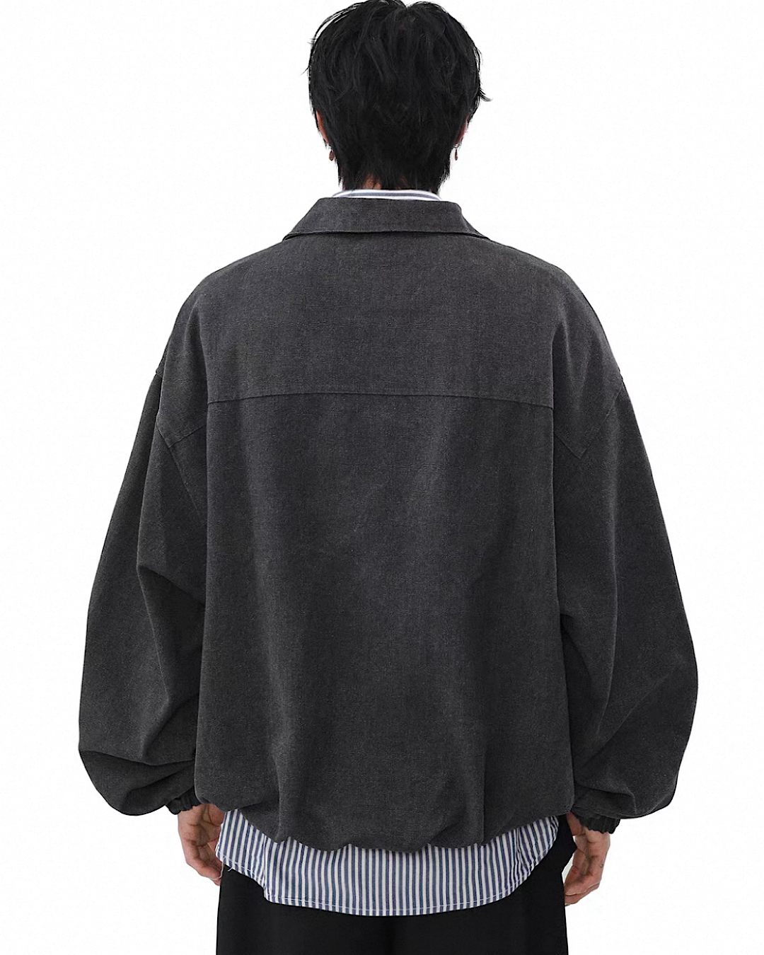 Vネックスポーティプルオーバー M019