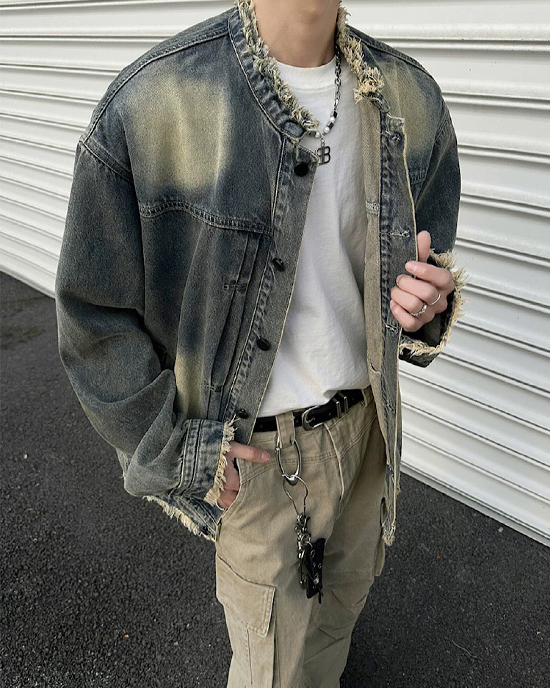 カットオフデニムジャケット M002