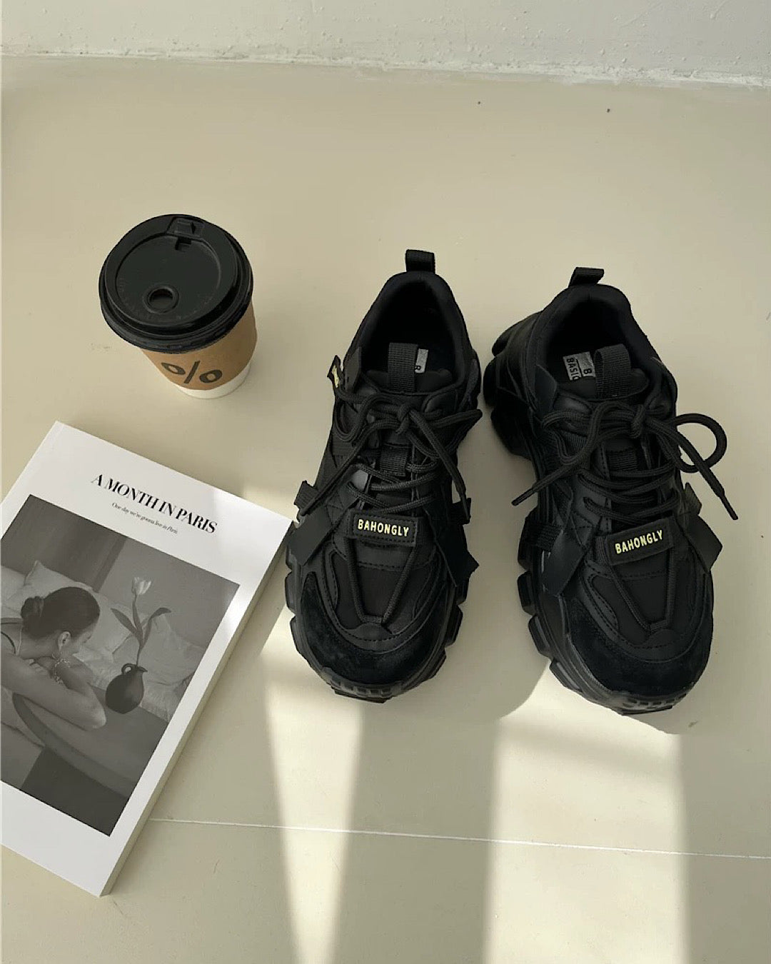 プラットフォームレースアップスニーカー SL831