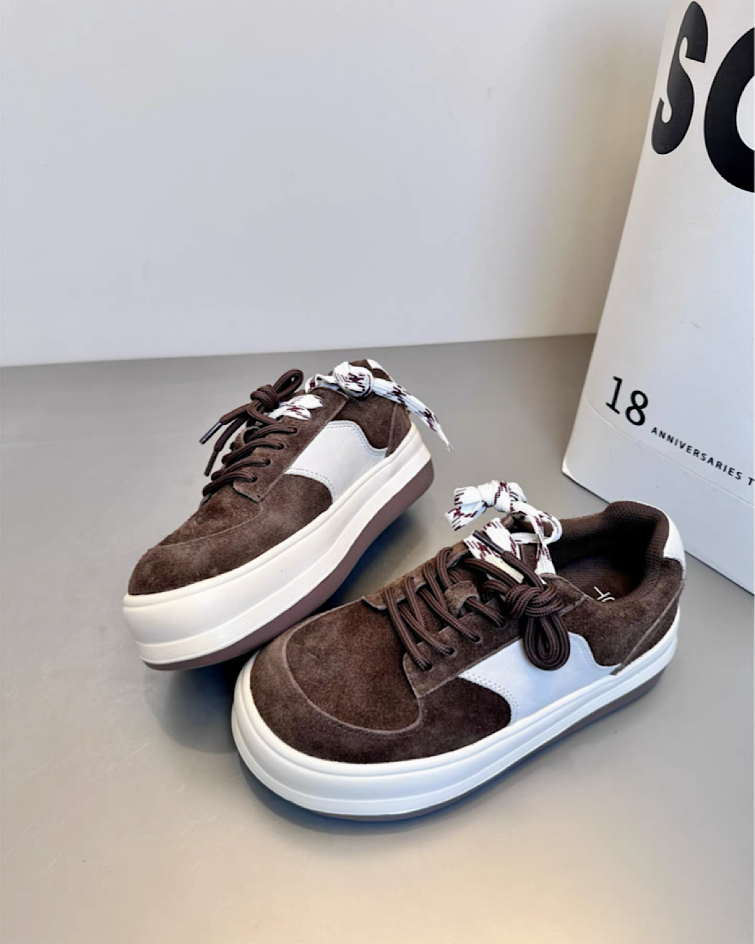 プラットフォームスニーカー SL718