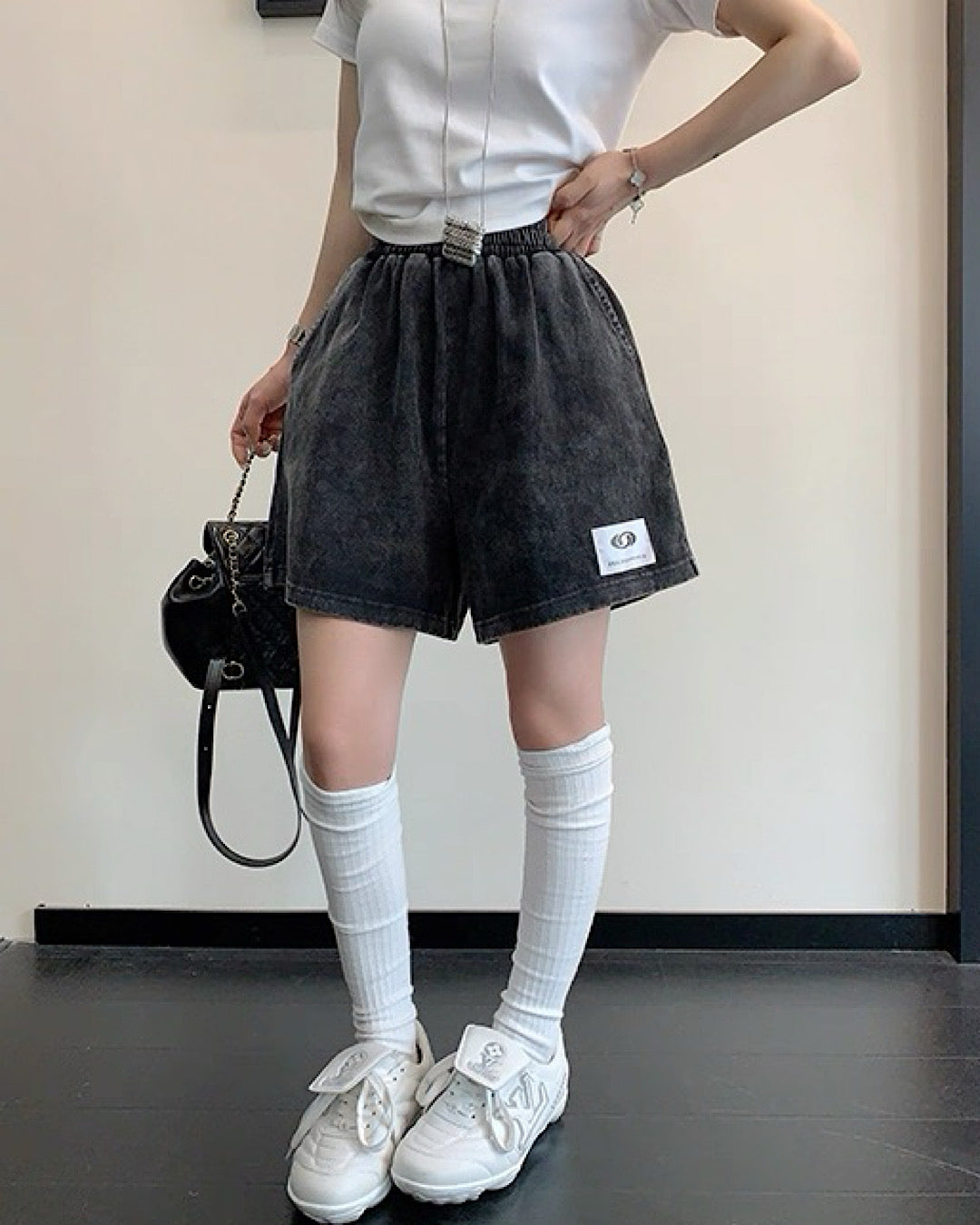 ロゴタグショートパンツ SL872