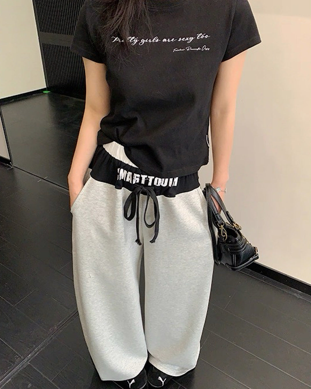 ダブルウエストスウェットパンツ SL835