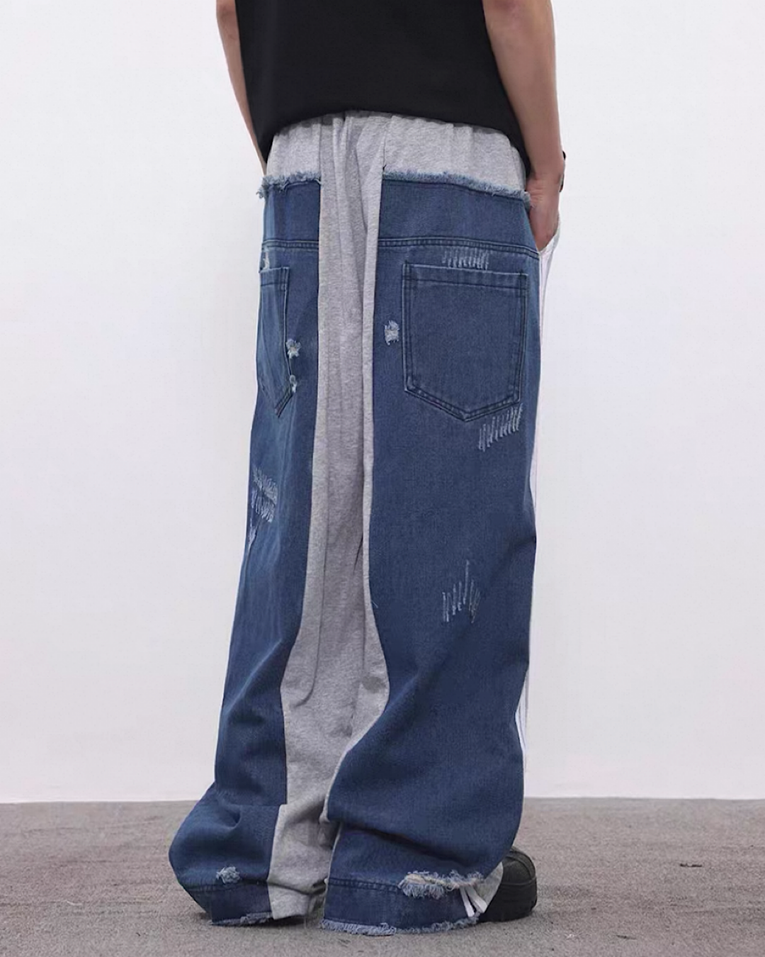 デニムドッキングサイドラインパンツ M032