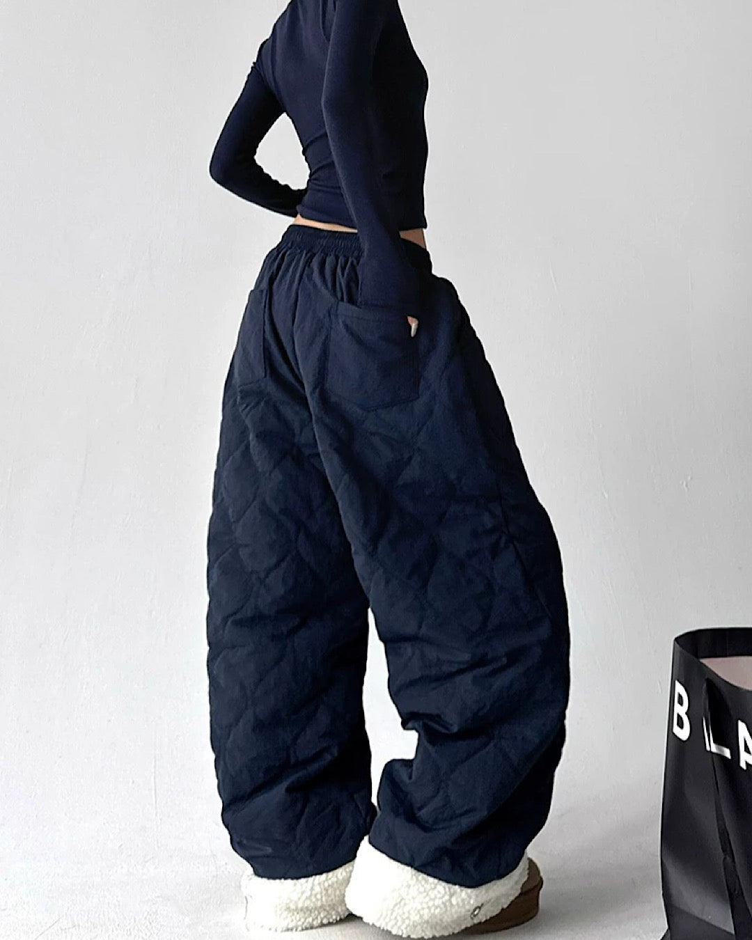 キルティングボアパンツ SL809