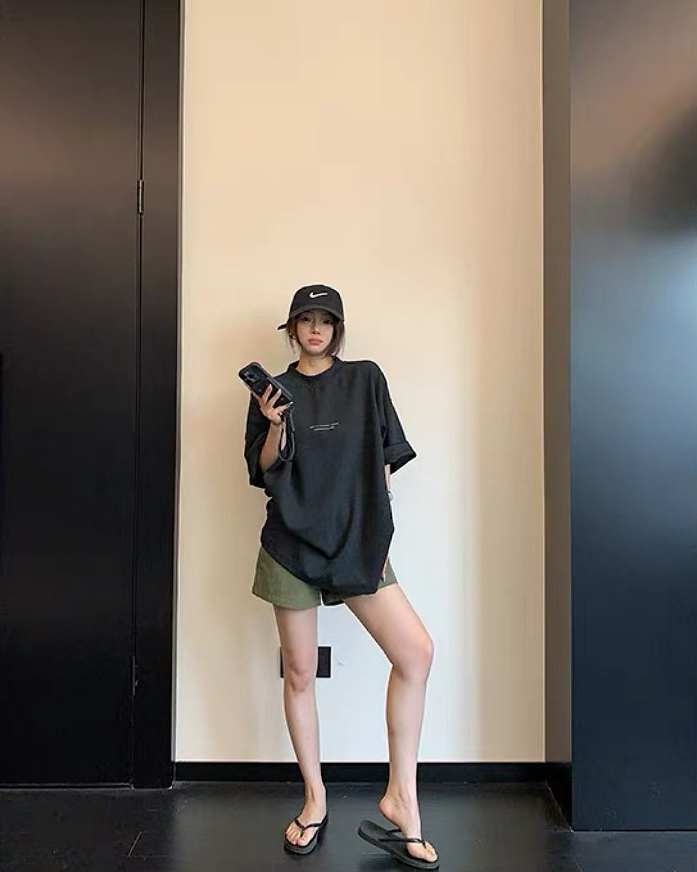 モックネックロゴTシャツ SL920