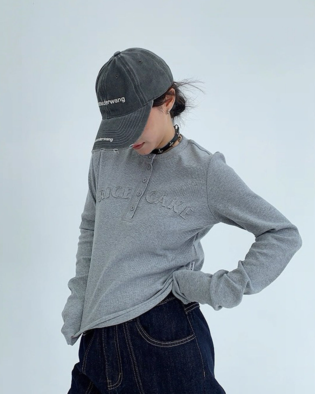 パッチロゴショート丈カットソー SL704