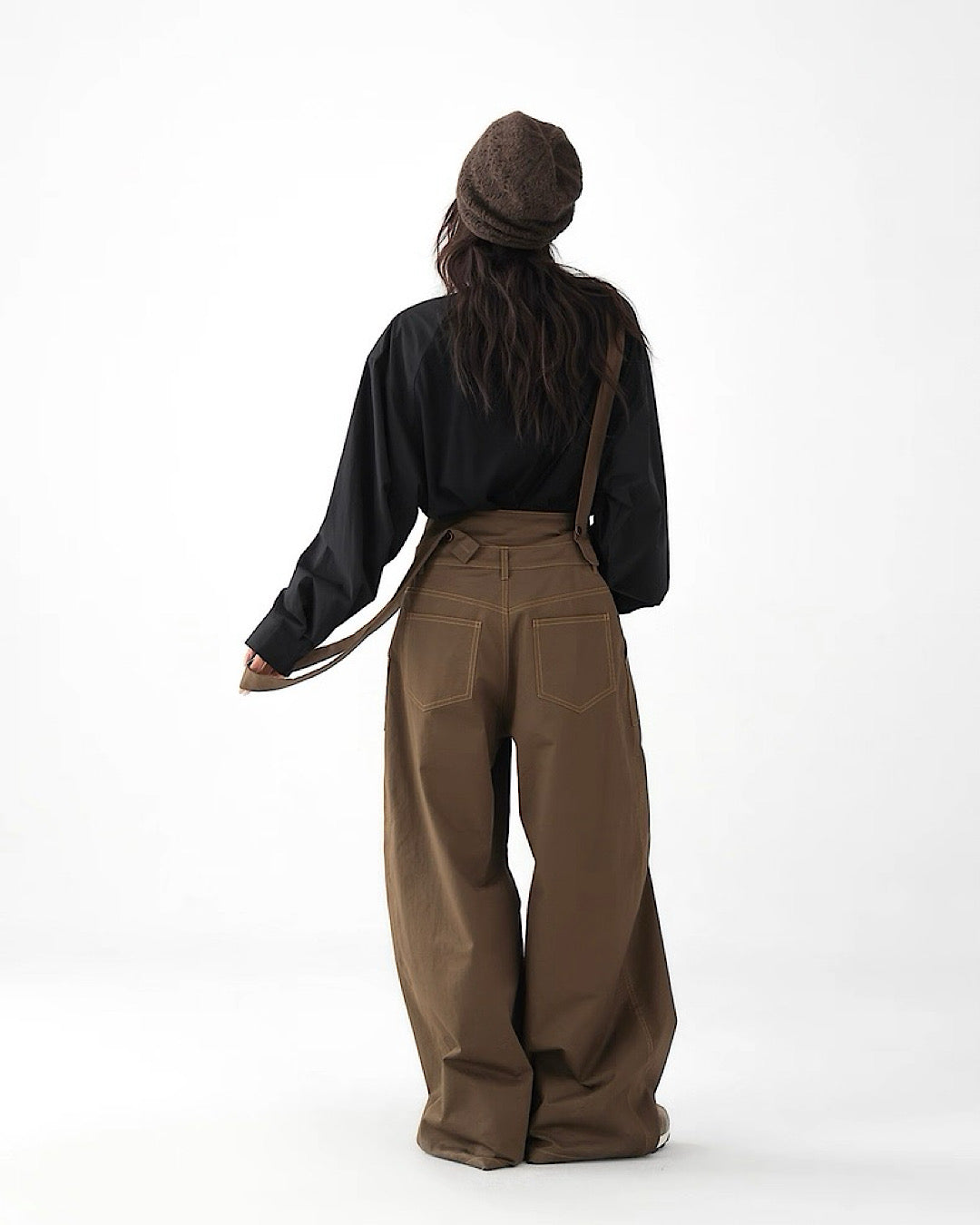 サスペンダーハイウエストパンツ SL716