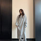 ロゴプリントスリットロングワンピース SL982