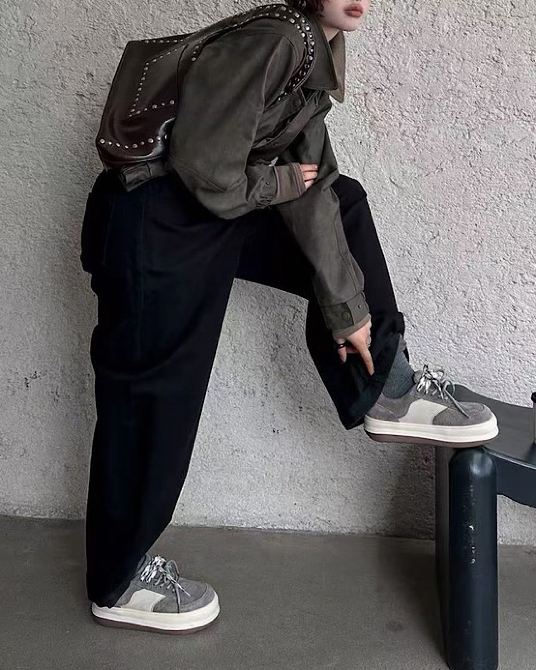 プラットフォームスニーカー SL718