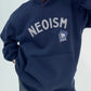 NEOISMロゴプリントフーディ SL080