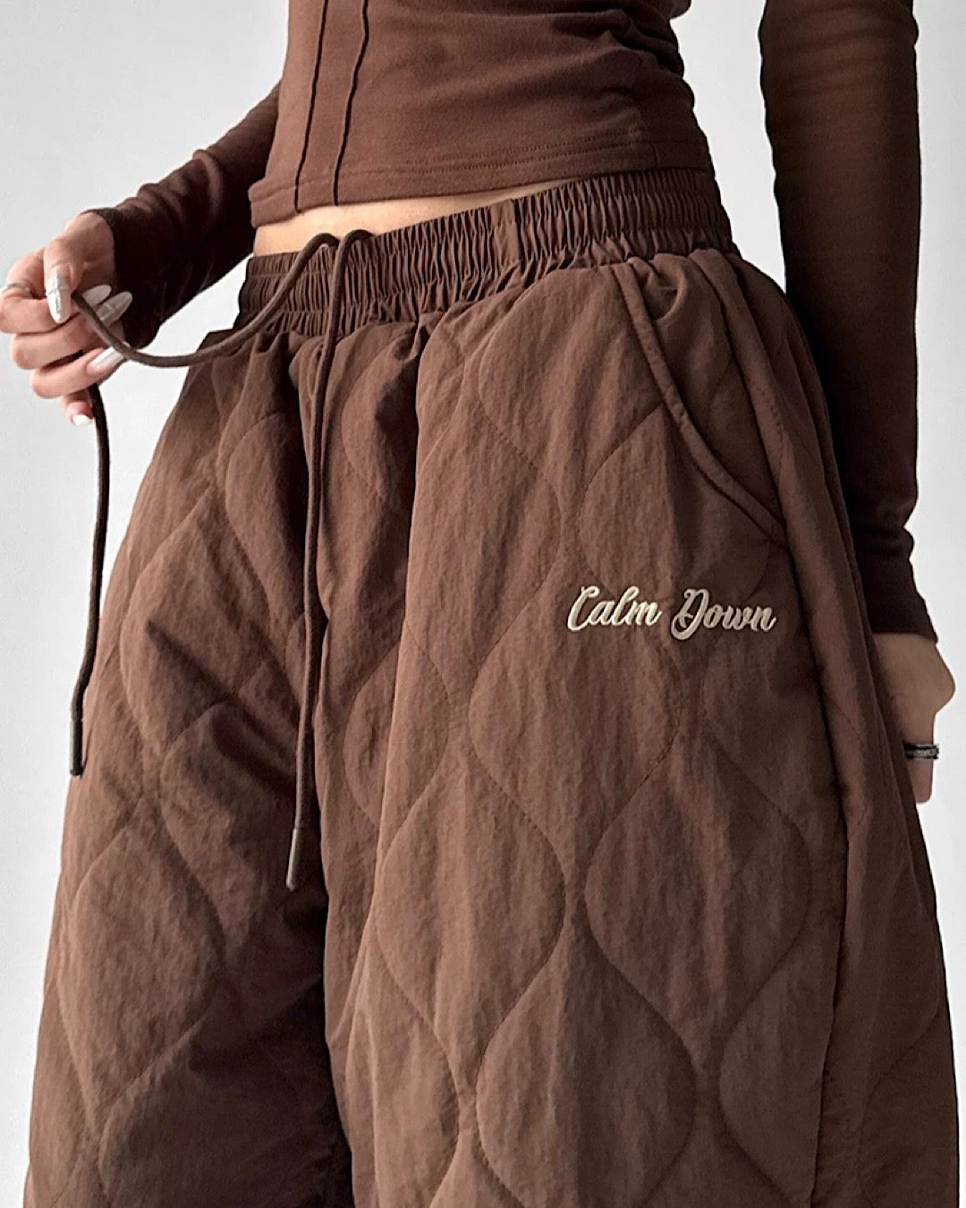 キルティングボアパンツ SL809