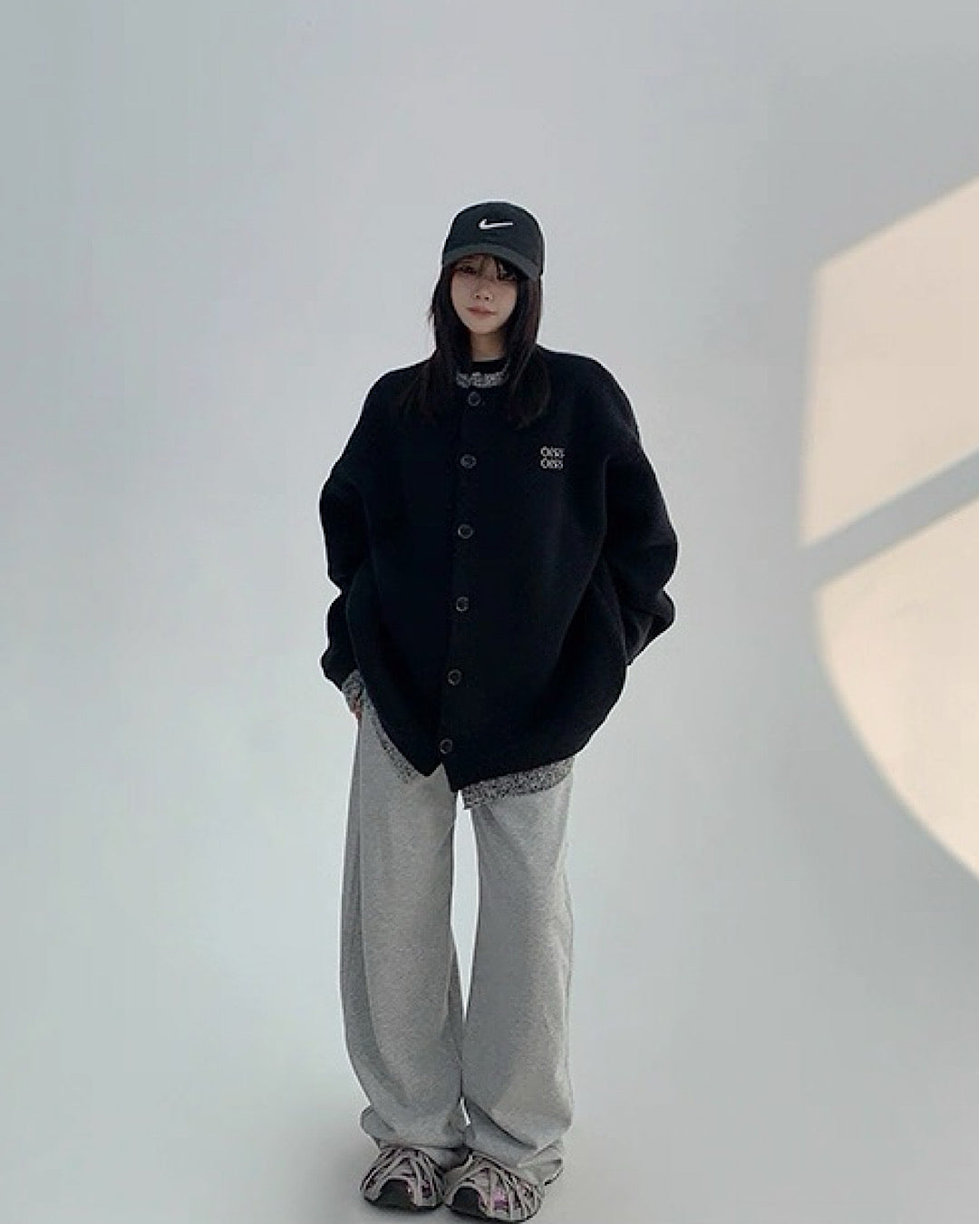 レイヤードライクニットカーディガン SL811