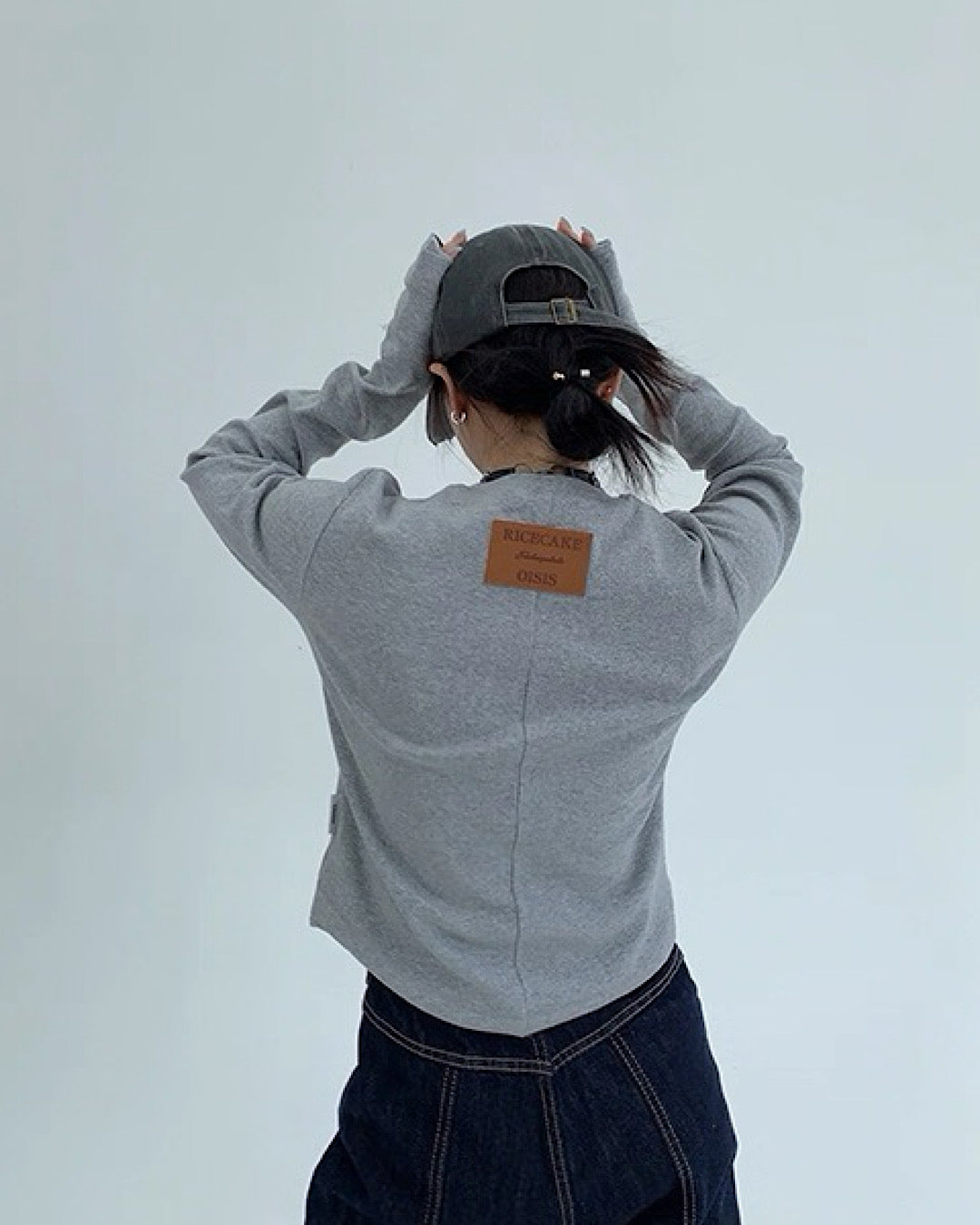 パッチロゴショート丈カットソー SL704