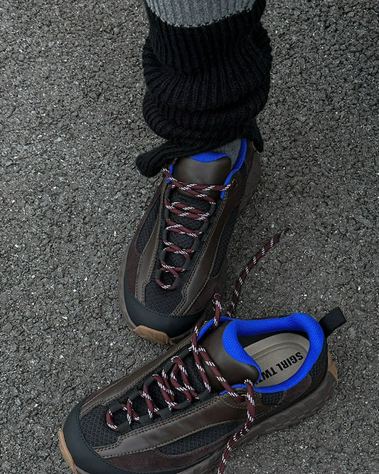 配色レースアップスニーカー SL815