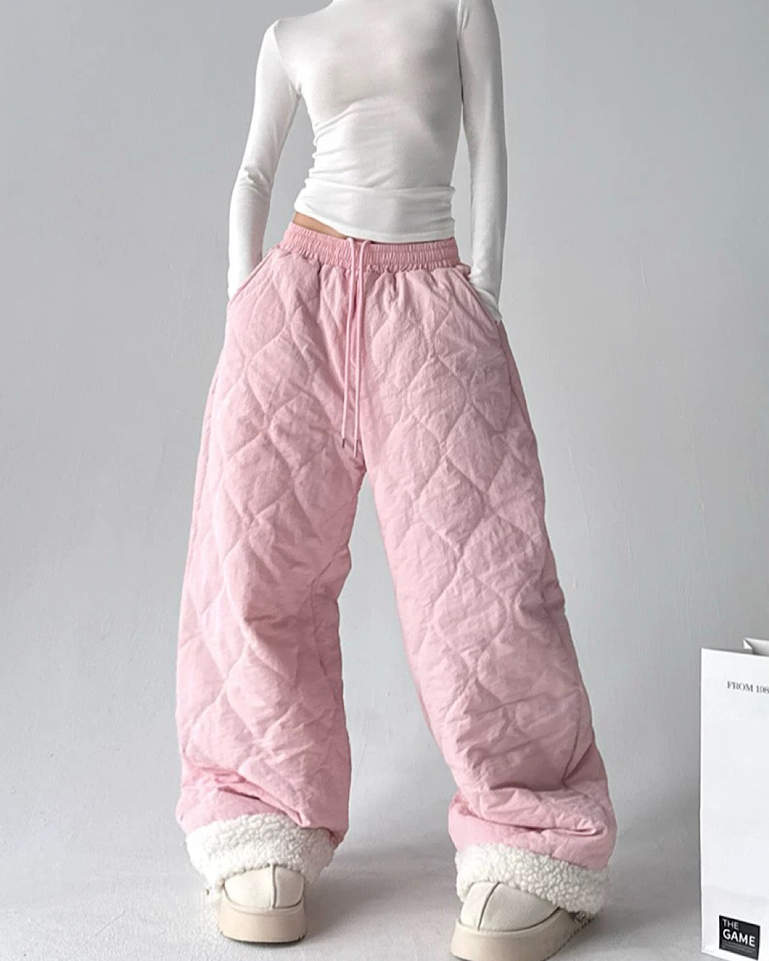 キルティングボアパンツ SL809