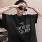 ジッパーデザインシェイディングTシャツ SL191