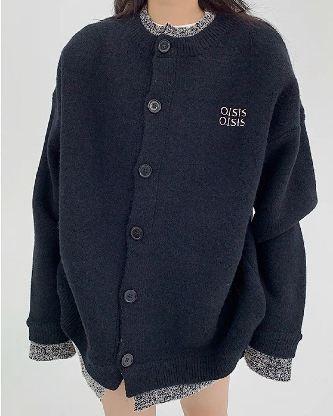 レイヤードライクニットカーディガン SL811