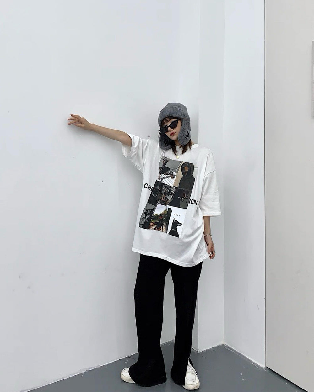 ピクチャープリントTシャツ SL870
