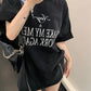 ジッパーデザインシェイディングTシャツ SL191