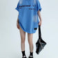 フロントロゴダメージ加工Tシャツ  SL248